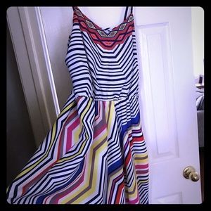 Lauren Conrad geometric sundress.
